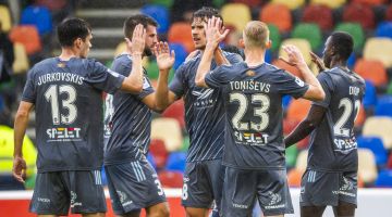 Pārceltais Rīgas derbijs futbolā: RFS uzņems Riga FC futbolistus